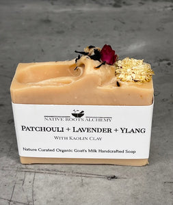 Patchouli + Lavender + Ylang Goat's Milk Soap