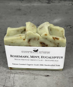 Rosemary + Mint + Eucalyptus Goat's Milk Soap