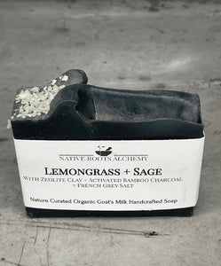 Lemongrass + Sage Goat's Milk Soap