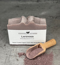 Lavender + Brazilian Clay Goat's Milk Soap